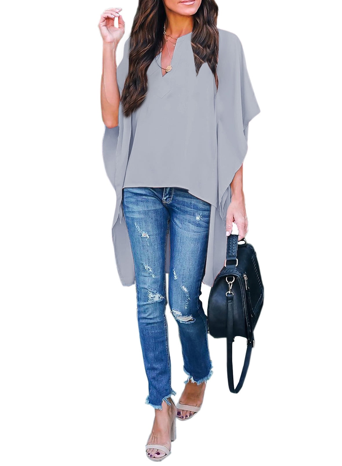 Chase Secret Women V Neck Bell Sleeve 