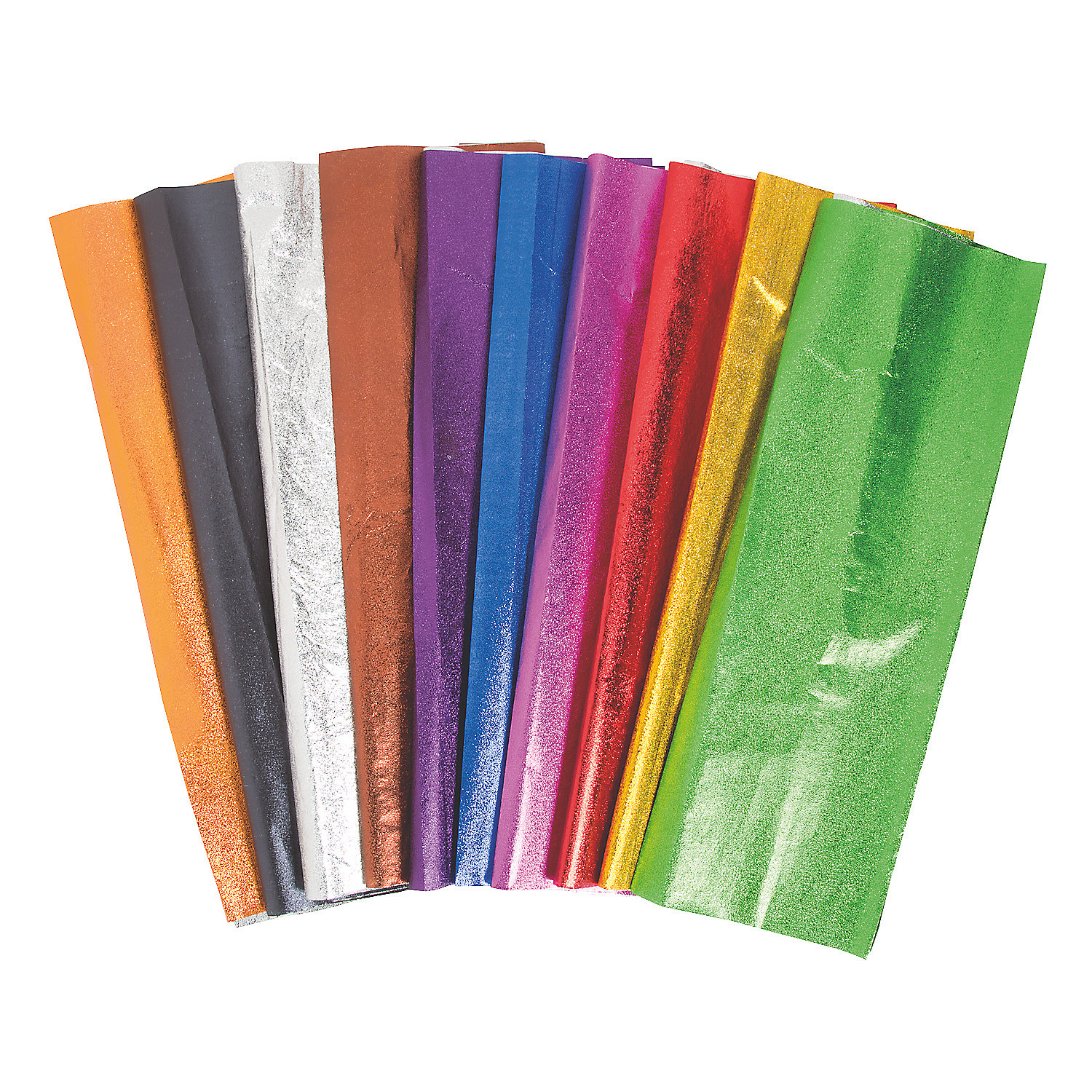 Rainbow Foil Sheets - Craft Supplies - 50 Pieces - Walmart