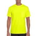 thumbnail image 1 of Gildan T-Shirt Ultra Coton pour Hommes avec Poche, m, Vert Sécurité, 1 of 2