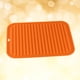thumbnail image 4 of Tapete aislante con diseño de ondas para cocina, escurridor de platos y tazas, bandeja secadora, herramienta para drenar el agua de la vajilla (naranja), 4 of 7