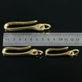 thumbnail image 3 of 1* Brass Keychain Keyring Belt U Hook Wallet Chain Fish Hook, 3 of 16