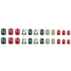 thumbnail image 3 of Pegatinas navideñas para uñas, diseño de copos de nieve y pegamento para uñas, 12 tamaños, parche para uñas., 3 of 7