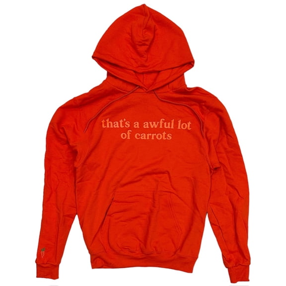 Carrots By Anwar Carrots X That's A Aweful Lot Of Cough Syrup Hoodie Sweatshirt (Small, Orange)