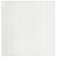 thumbnail image 2 of SAFAVIEH Machine Washable Rug Indoor/Outdoor Bermuda Collection - Bermuda Lavern Geometric Machine Washable Indoor/Outdoor Area Rug, Ivory/Light Grey, 5'3" x 5'3" Square, 2 of 9