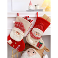 thumbnail image 2 of Christmas Stocking Large Xmas Gift Bags Fireplace Decoration Socks New Year Candy Holder Decor for Home Nightmare Before Navidad, 2 of 5
