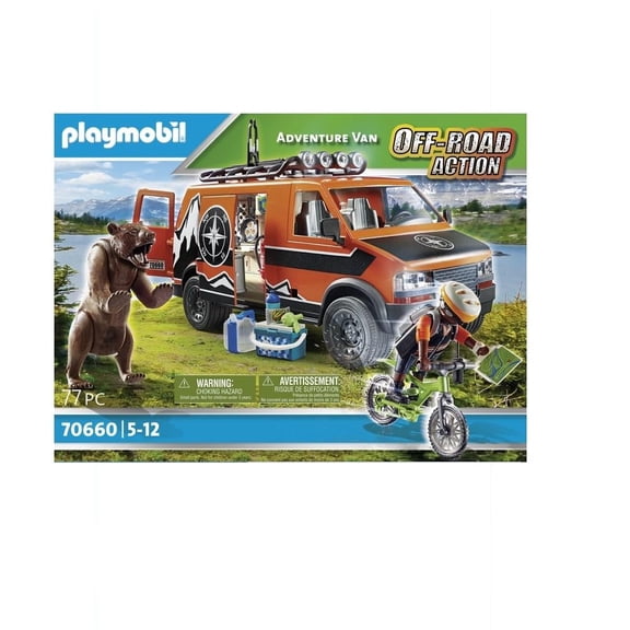 Set de Juego Playmobil Furgoneta Aventura 77 Piezas