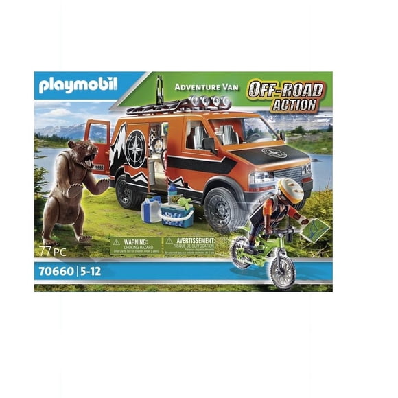 Set de Juego Playmobil Furgoneta Aventura 77 Piezas