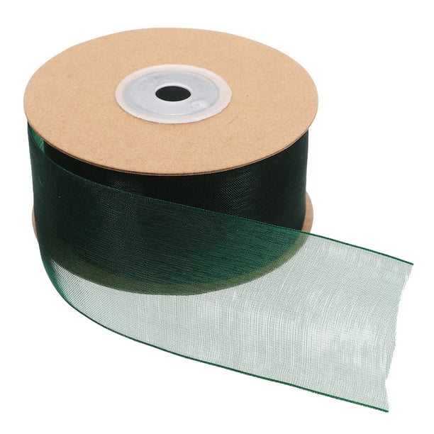 1 rollo de cinta de organza transparente para manualidades y envolver para hacer lazos, cintas de organza, cintas de gasa para manualidades, proyectos decorativos