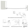 thumbnail image 6 of KALLORY Golden Retractable Indoor Invisible Clothesline Space Saving No Drilling Multi Application Bathroom Laundry, 6 of 6