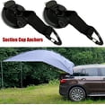 thumbnail image 3 of 4 pcs Heavy Duty Suction Cups with Hooks Upgraded Car Camping Tie Down Suction Cup Camping Tarp Accessory with Viscous Silicone Strong Power for Car Awning Boat Camping Trap, 3 of 5