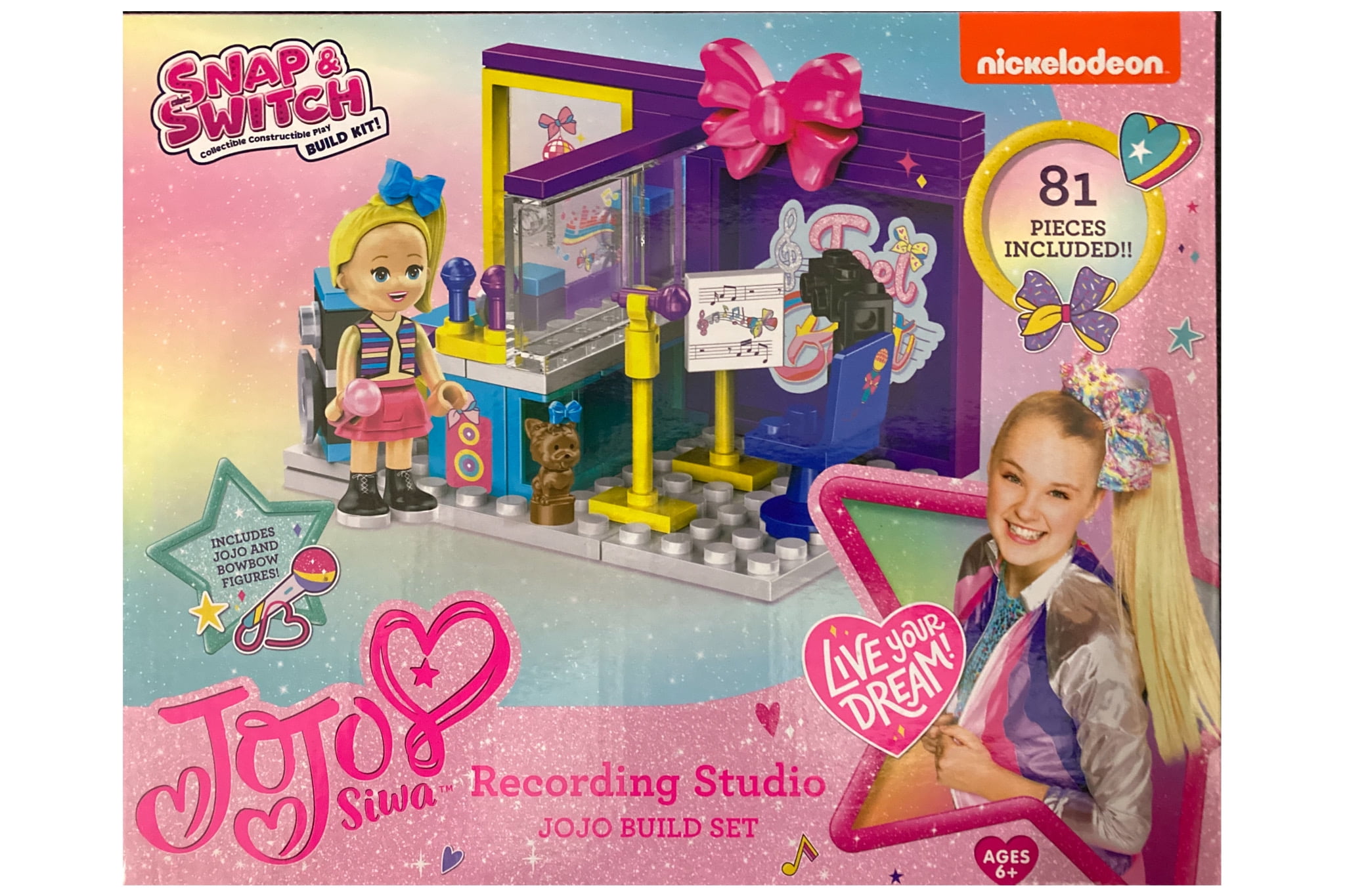 Snap & Switch JoJo Siwa recording studio set 81 pieces