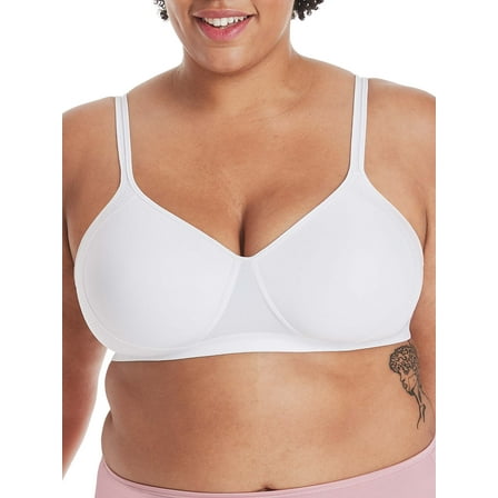 Hanes Women's X-Temp Comfort Flex Fit Convertible Wireless T-Shirt Bra, Style W507
