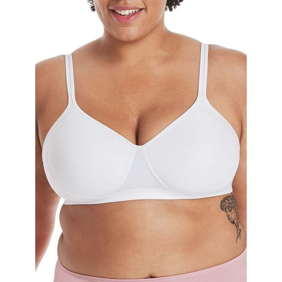 Hanes Women's X-Temp Comfort Flex Fit Convertible Wireless T-Shirt Bra, Style W507