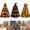 3PCS AEF, variant on DIY Halloween Quilted Fabric Tree Kit - 3D Layered Fabric Tree Quilting Sewing Art Craft kit - Handmade Halloween Holiday Tree for Home Decor