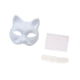 thumbnail image 2 of Kit de máscara de gato para manualidades, ideal para fiestas y Halloween. Máscara de gato en blanco para niños y adultos., 2 of 9