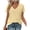 Yellow, variant on Women's V Neck T Shirts Summer Short Sleeve Spring Going Out Tops Casual Loose Fit Basic Tees Beach Clothes