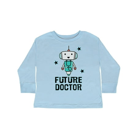 

Inktastic Future Doctor Outfit Robot Gift Toddler Boy or Toddler Girl Long Sleeve T-Shirt