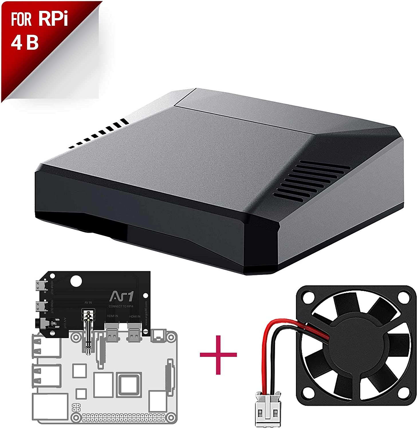 Argon ONE Raspberry Pi 4 Case with Cooling Fan and Power Button
