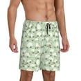 thumbnail image 2 of Pofeuu Cute Frog Print Men's Soft Woven Elastic Waistband Sleep Pajama Short-XX-Large, 2 of 6