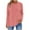 Pink, variant on HVOBTTY Women's Long Sleeved T Shirt, Fall and Winter Tops for Women, Women's Casual Fashionable Polka Print Crew Neck Loose Fitting Long T Shirt Black, Black