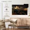 thumbnail image 5 of Elephant Stock Scituate Lighthouse Sunrise Wall Art - Horizontal Canvas Wall Art - Living Room Wall Decor - Nautical Canvas - Beige And Yellow Decor - 39" x 26", 5 of 8