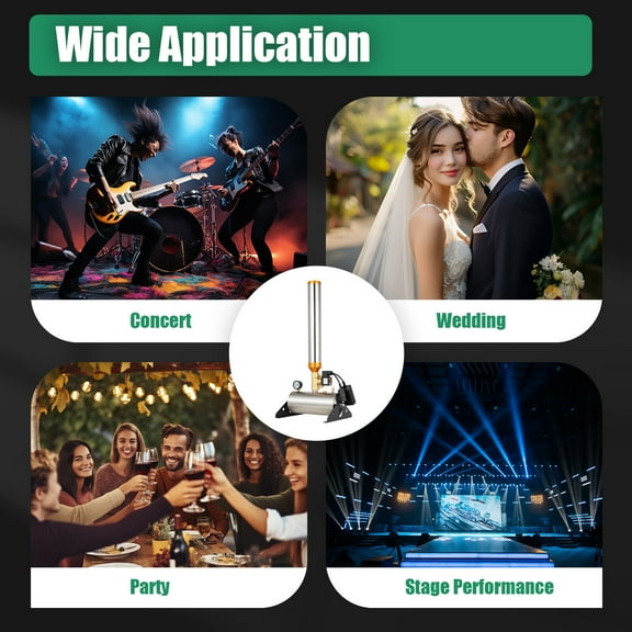 Gender Reveal Party Cannons Boy Girl Confetti Cannons Launcher Salute Machine Silver for Weddings