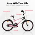 thumbnail image 6 of ACEGER Simon 20 Inch Girls Bike with Kickstand for Ages 7-12, Pink, 6 of 9