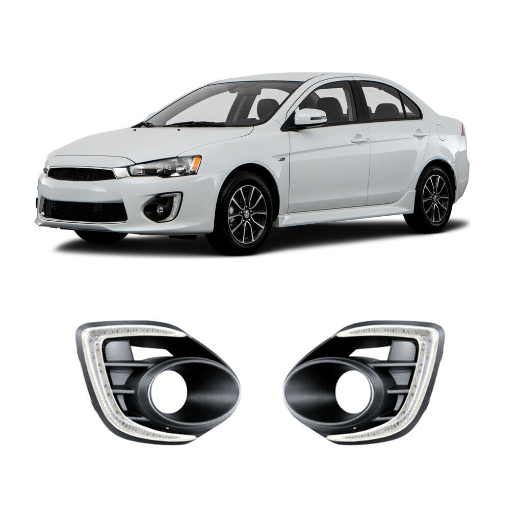 For 2015 2017 Mitsubishi Lancer Led Daytime Running Light Fog Lights L R Side Walmart Com