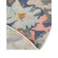 thumbnail image 7 of Unique Loom Lotus Collection Area Rug - Nymphaea (3' 3" Round Multi/Black), 7 of 7