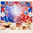 thumbnail image 5 of American Flag Backdrop Independence Day 4th of July Patriotic Party Photography Background Decorations US Flag Balloon Veterans Day Portrait Photo Studio Props Supplies,10X6ft, 5 of 5