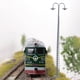 thumbnail image 4 of Bearachild Mini modelo de poste de luz, decoraciones para el hogar, luz LED de vía férrea, lámpara para escaleras, patios, accesorios de diseño, Artesanía Gris (luz blanca) Bearachild HA064663-01, 4 of 6