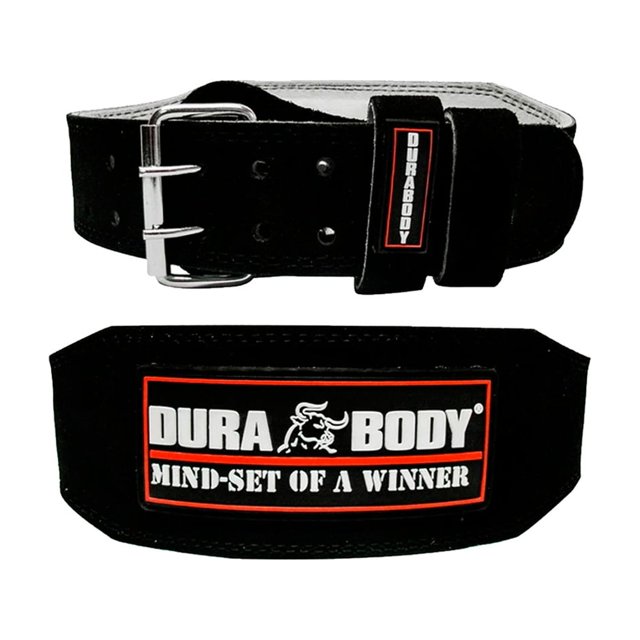 Cinturón de halterofilia Titan Series Black Durabody Leather S