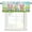 Multicolor, variant on Easter Rod Pocket Curtain Valance, Spring Easter Eggs Bunny Butterflies Wooden Grain Farmhouse Window Valance for Living Room, Bedroom, Kitchen 42"W x 12"L