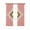 Pink, variant on Brown Green Boho Blackout Curtains, Light Blocking Print Window Curtains, Vintage Southwest Abstract Geometric Thermal Insulated Window Drapes for Living Room Kitchen Cafe 2 Panels, 104"W x 63"L