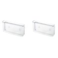 thumbnail image 1 of 2 cajas de almacenamiento, papelería transparente, colgadores de pared móviles, 1 of 4