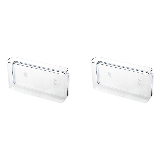 2 cajas de almacenamiento, papelería transparente, colgadores de pared móviles