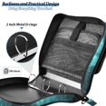 thumbnail image 4 of FORMRS Zipper Binder with Shoulder Strap 2-inch Ring 500 Sheet Capacity File Bag, Magical Forest, 4 of 5