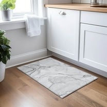 Addison Rugs Chantille Indoor/Outdoor Transitional Watercolors Silver Washable Rectangle Rug, 1'8" x 2'6"