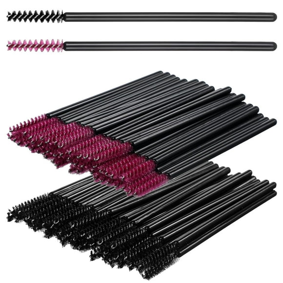 Mini Micro Eyelash Brush 1 PCS Disposable Skinny Mascara Wands Small Makeup Applicators Kits Eyebrow Spoolies for Extension and Color