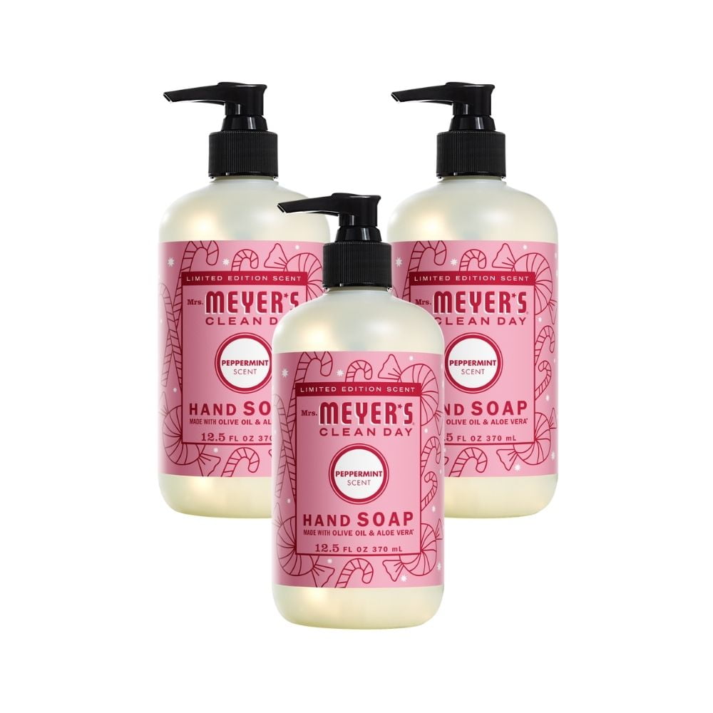 Mrs. Meyer's Clean Day Liquid Hand Soap, Peppermint, 12.5 oz