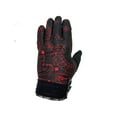 thumbnail image 1 of Black & Red Paisley Motorcycle Gloves, 1 of 5