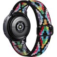 thumbnail image 1 of Correa elástica para Galaxy Watch de 42 mm, Galaxy Watch de 341 mm y Galaxy Watch Active2 de 40 mm y 20 mm, de nailon suave y elástico, ligera y para mujer y niña., 1 of 5