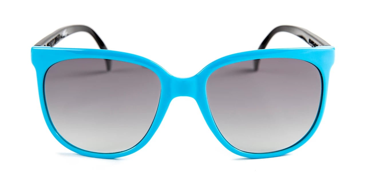 Men s Gradient Skinny Legs 47 2507 Blue Square Sunglasses