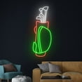 thumbnail image 3 of Handmadetneonsign Golf Bag Neon Sign, Golfer Led Light, Golfing Led Sign, Home Decor, 3 of 5