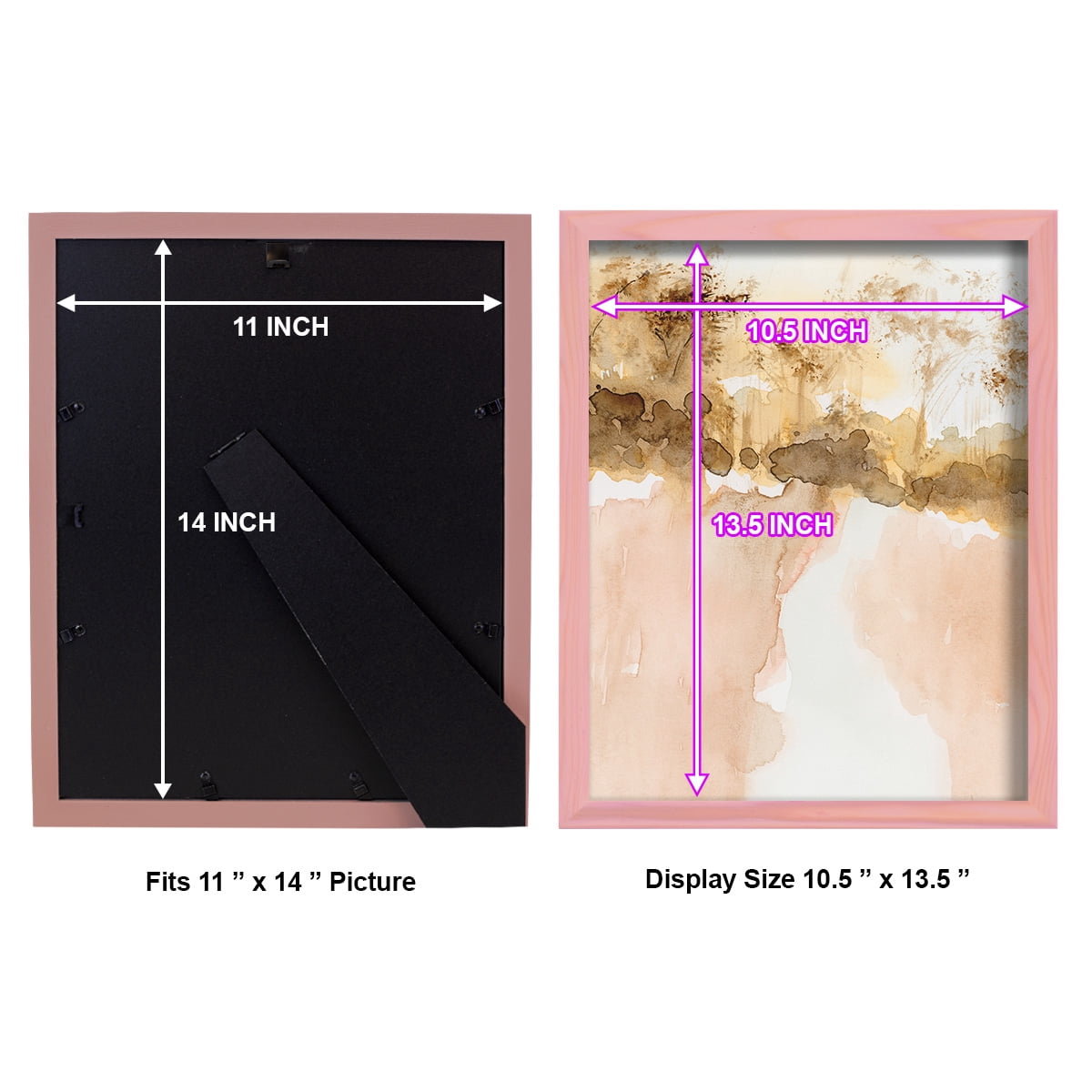 Sun Kissed Earth I - Framed Print w/glass - Sunset Pink