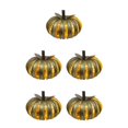 thumbnail image 3 of Billuyoard Luz hueca de calabaza de Halloween portátil para decoración de casa embrujada, múltiples fuentes de luz doradas Type2 NO2, 3 of 6