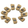 thumbnail image 1 of Insertos de torneado de torno, 10 piezas de insertos de torneado de carburo, insertos de carburo, herramienta de torneado de torno, durabilidad probada en el tiempo, 1 of 8