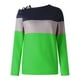 thumbnail image 5 of Blusa de manga larga con hombros descubiertos y hombros descubiertos para mujer Pompotops  FGAJ12769, 5 of 5