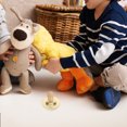 thumbnail image 4 of HEALEEP 1 Pair Golden Wood Finger Cymbals For Childrens Musical Instrument And Dance, 4 of 8
