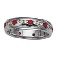 thumbnail image 2 of Karina B� Genuine Ruby Eternity Band, 2 of 9